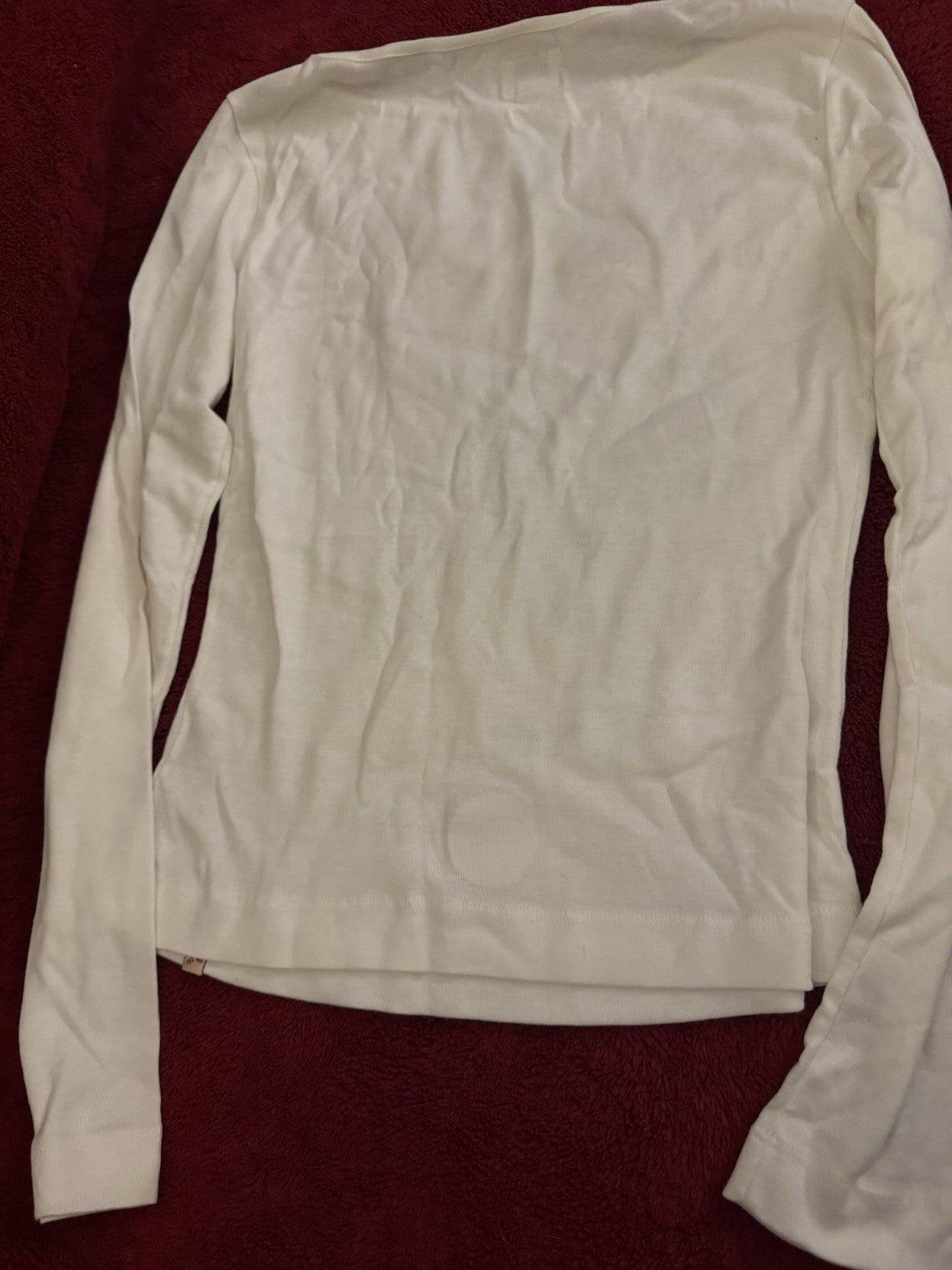 Miss Sixty White Long Sleeve Gorgeous Cotton T Shirt Women’s Size S New Tagged