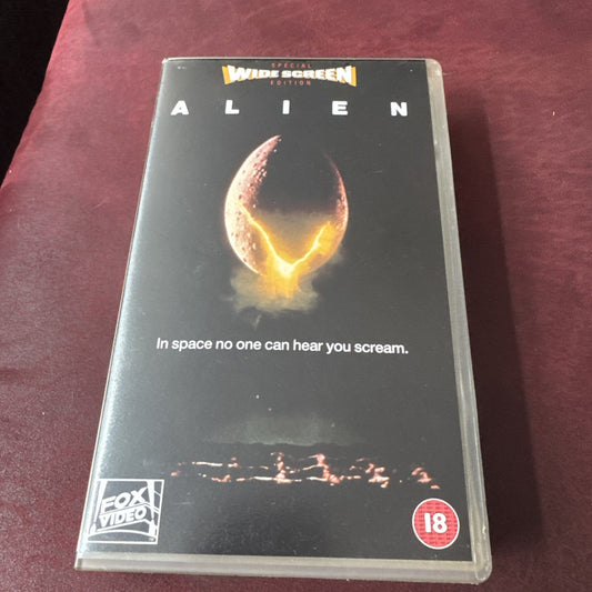ALIEN (1979) Special Widescreen Edition Fox Video Tape VHS UK PAL Like New