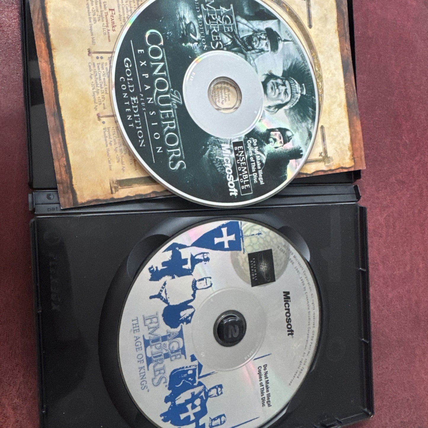 Age of Empires II 2 Gold Edition Big Box PC Game - CIB COMPLETE (Box Wear)