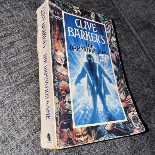 Clive Barker The Damnation Game 1997 Paperback Horror Novel Book Sphere Grade B
