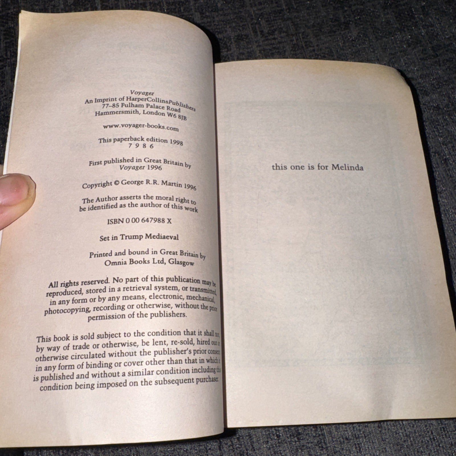 A Game of Thrones by George R.R. Martin. First Edition - RARE