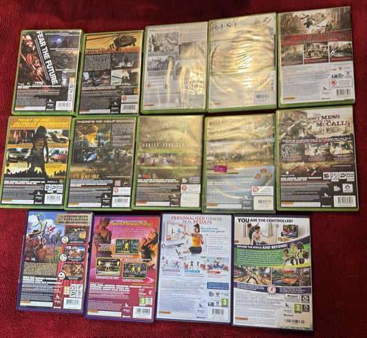 14 X Original Xbox Games Bundle Job Lot See Pics For More Info For Each Vintage